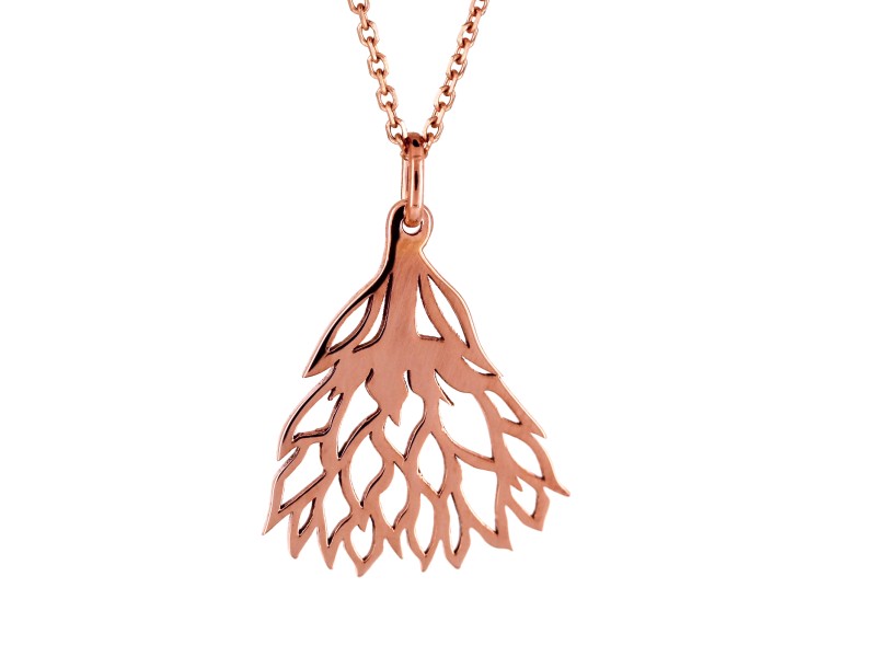 Protea Pendant - Rose Gold